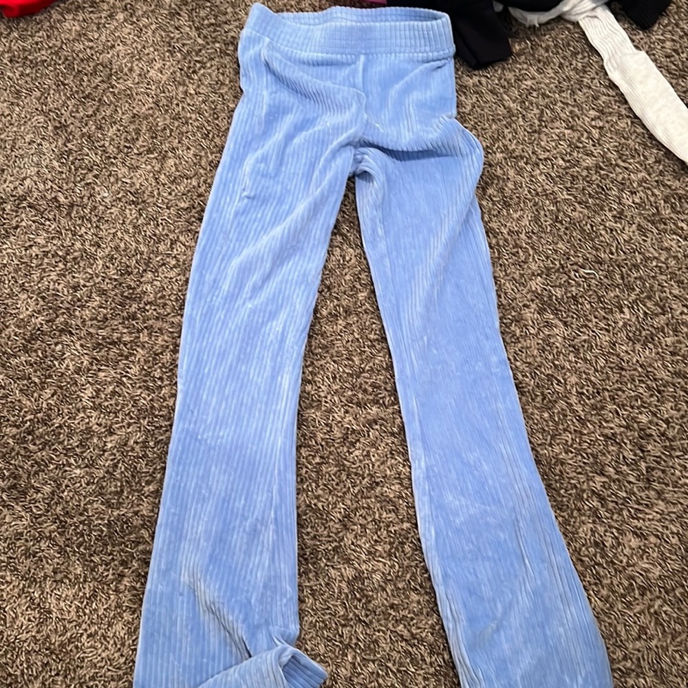 Aerie blue Swede leggings